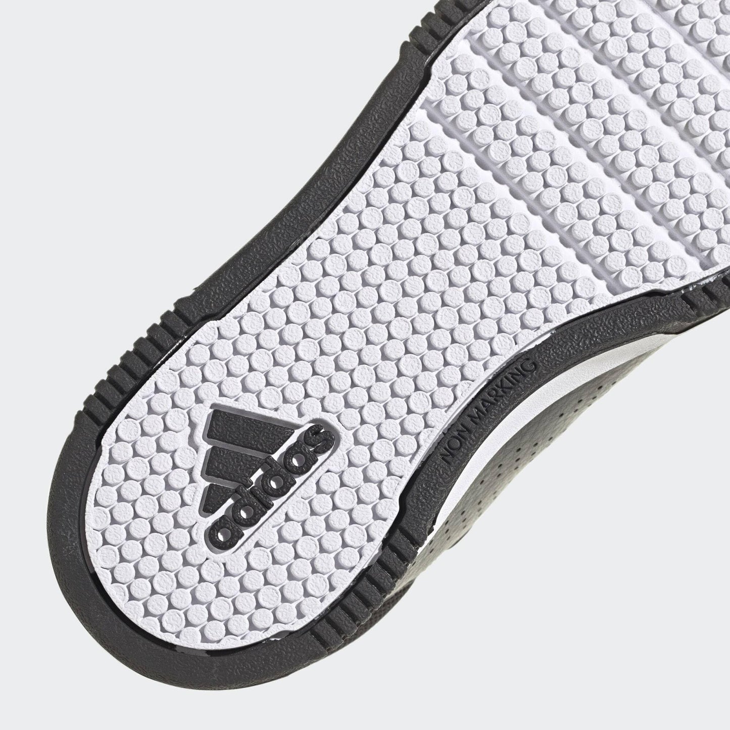 adidas 'Tensaur' Hook and Loop Laufschuhe für Kinder: Schwarz-Weiß