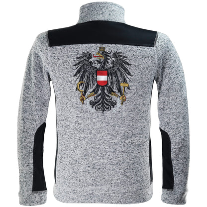 Österreich Adler Softshelljacke mit Stickerei | Wanderjacke