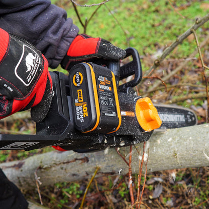 Original WORX WA3644 PowerShare Pro Akku 20V (4,0 Ah Li-Ion): Wiederaufladbar mit LED-Anzeige, passend für alle WORX Geräte