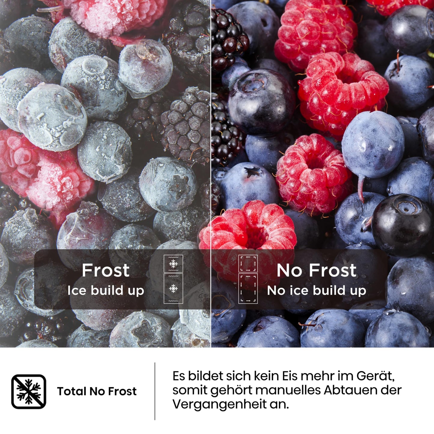 Hisense (FV191N4AW2) Gefrierschrank - TotalNoFrost - Türalarm - Multiflow 360° | 205kWh