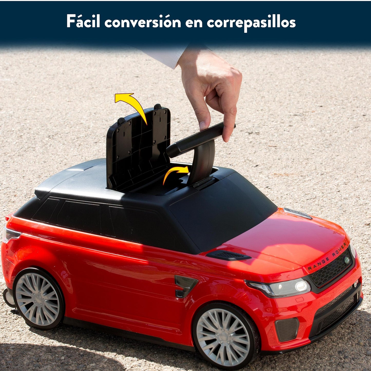 FEBER 2-in-1 'Range Rover' Kinderkoffer für Reisen und Kinderwagen: von 2 bis 6 Jahren