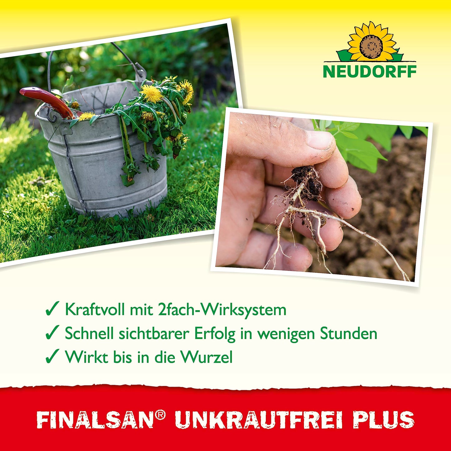 Neudorff Finalsan UnkrautFrei Plus Konzentrat (2L) der bis in die Wurzel wirkt