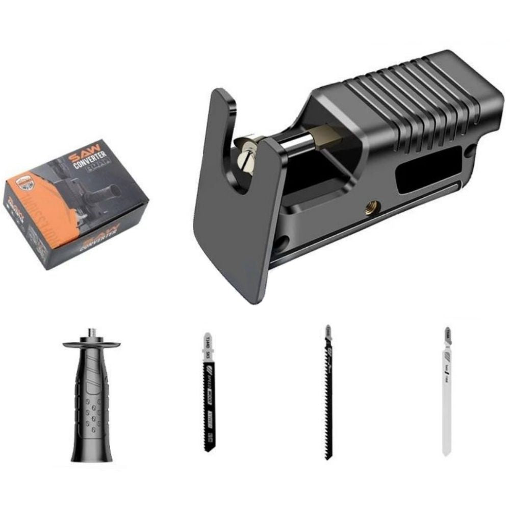 Säbelsägen-Aufsatz-Kit für Akku-Bohrschrauber - Kit Set mit Box