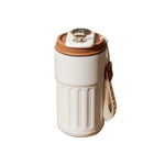 Bouteille thermos intelligente | Tasse à café numérique à température LED : tasse en acier inoxydable