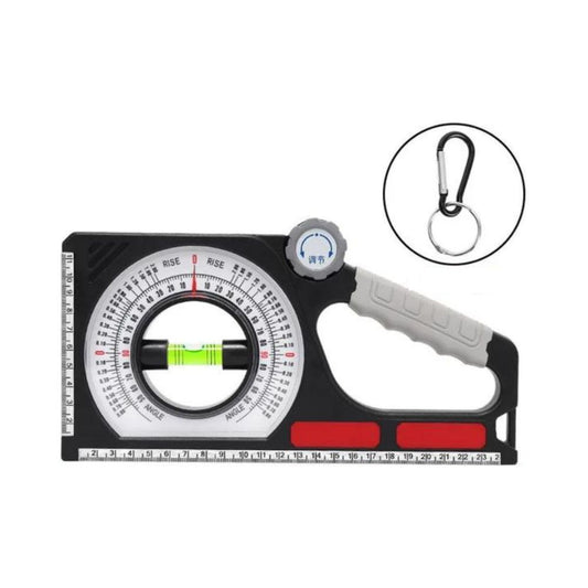 Magnetische Neigungsmesser | Multifunktionales Winkelmessinstrument (Schwarz)