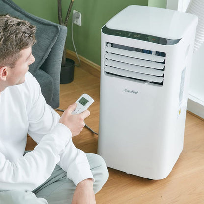 Comfee 3-in-1 Mobiles Klimagerät (MPPH-09CRN7) mit Abluftschlauch: 9000 BTU - 2,6kW