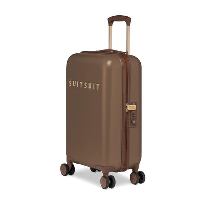 SUITSUIT 'Fab Seventies' Handgepäck-Koffer (33 Liter) mit TSA-Schloss | Braun