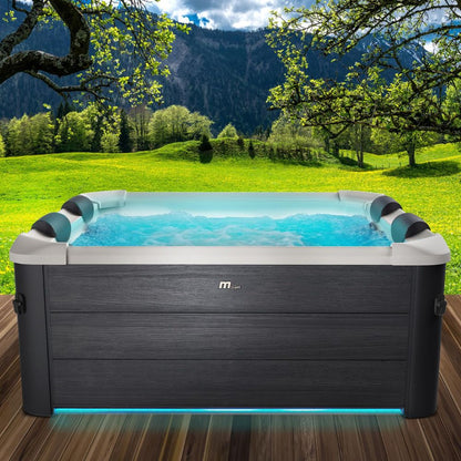 BRAST® Whirlpool MSpa Oslo Plus XXL with fixed outer wall &amp; LED lighting