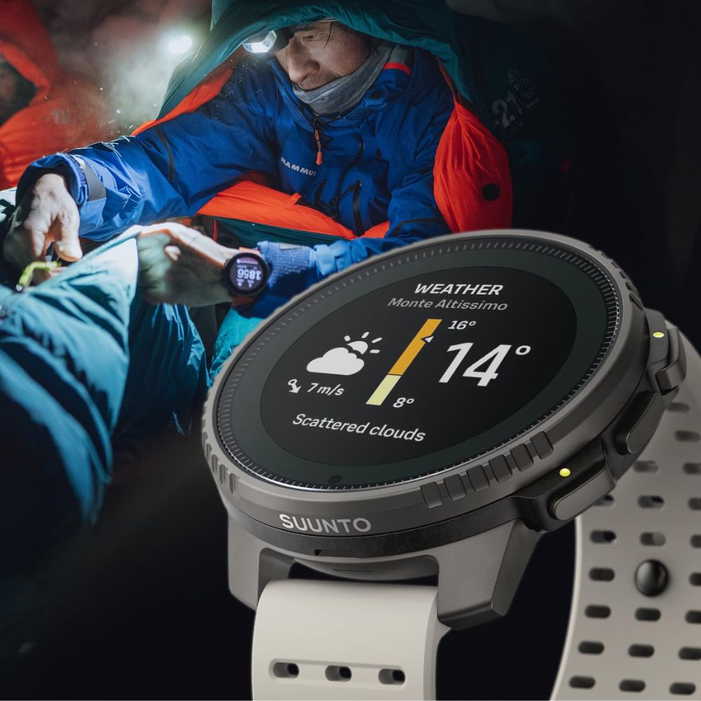 SUUNTO Vertical Abenteueruhr: Zweifrequenz GPS, Solar, Offline-Navigation, 65 Tage Akku, bis 100m