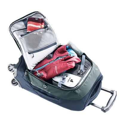 DEUTER 'Aviant Access Movo 36' Handgepäck-Trolley: Frontöffnung (Teal-Ink)