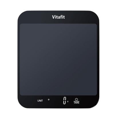 Vitafit (VT707) Multifunktionale Digitale Küchenwaage mit LED-Display aus gehärtetes Glas