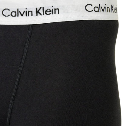 Calvin Klein Herren Boxershorts (3er Pack) mit Logo-Bund: Cotton Stretch, Schwarz
