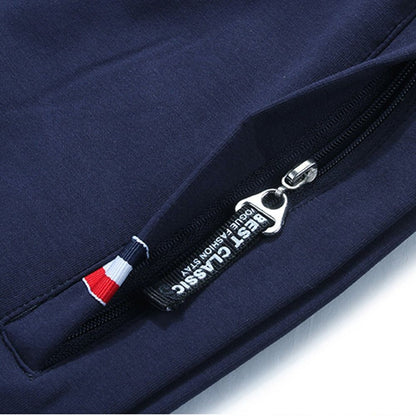 JustSun Men's Sports Shorts for Summer: Cotton, Elastic Waist