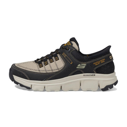 Skechers 'Summits AT Upper Draft' Slip-Ins Herren Sneaker (Synthetic Mesh-Black Trim)
