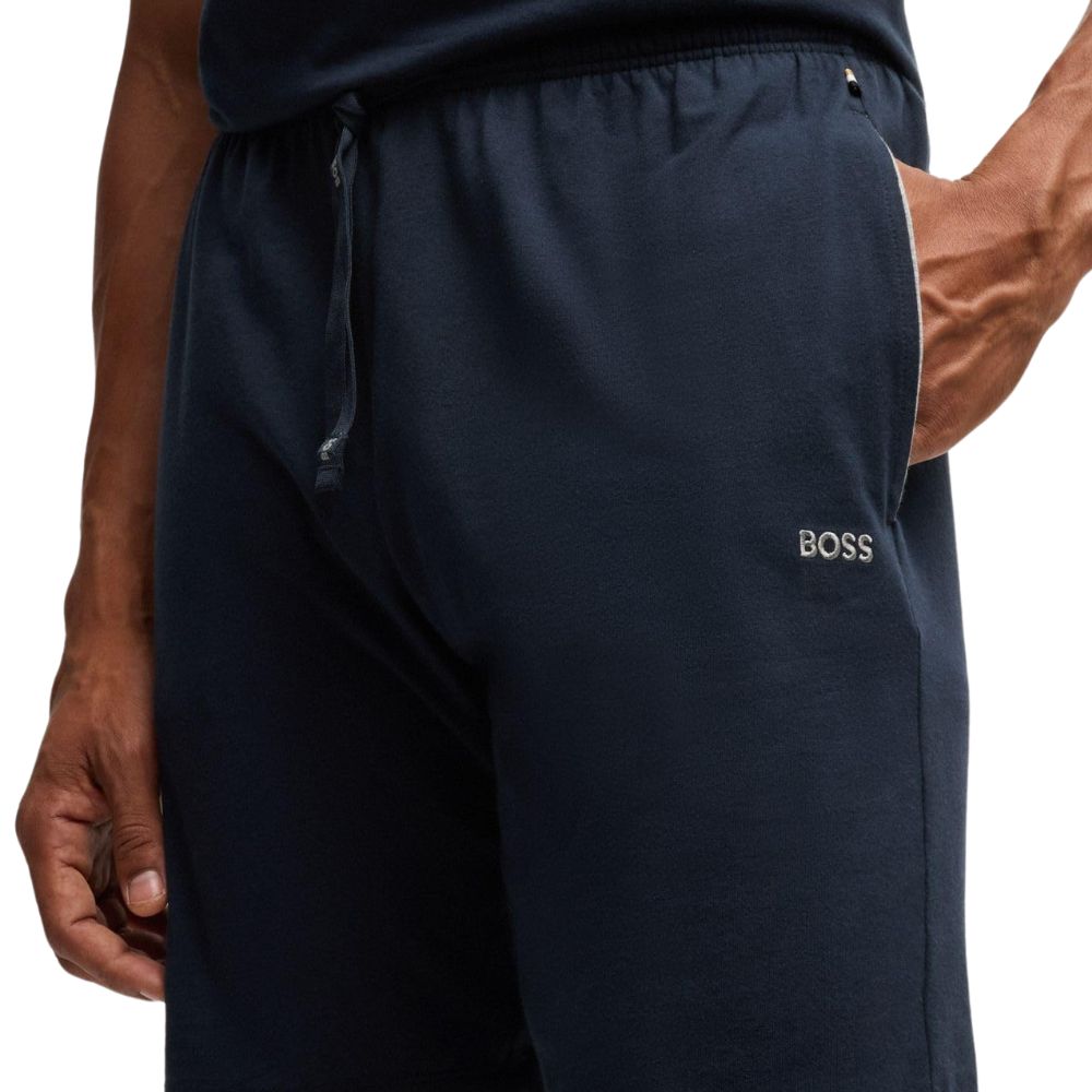 BOSS Herren Shorts aus Baumwolle: Bequem mit Gummibund & Logo, Freizeit & Homewear