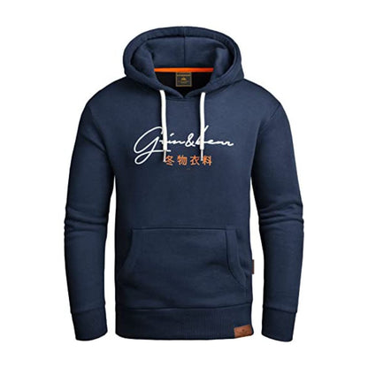 Grin&Bear Hoodie Herren Sweatshirt GEC703 Navy