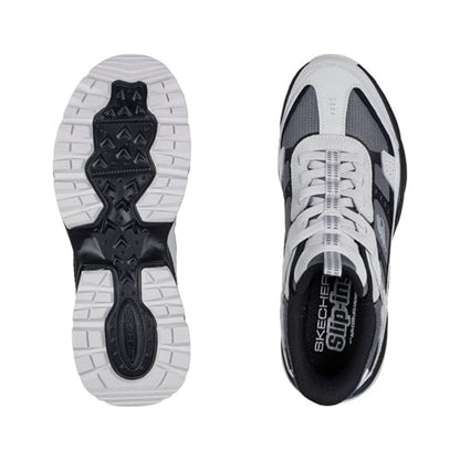 Skechers  'Vigor AT' Slip-Ins Herren Sneaker: Graues Textil-Synthetik