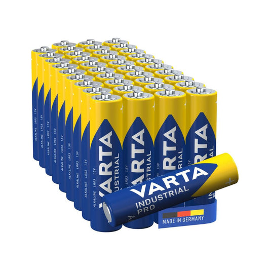 Varta Micro AAA Alkalibatterien, 40 Stück Vorratspack, 10 Jahre Haltbarkeit