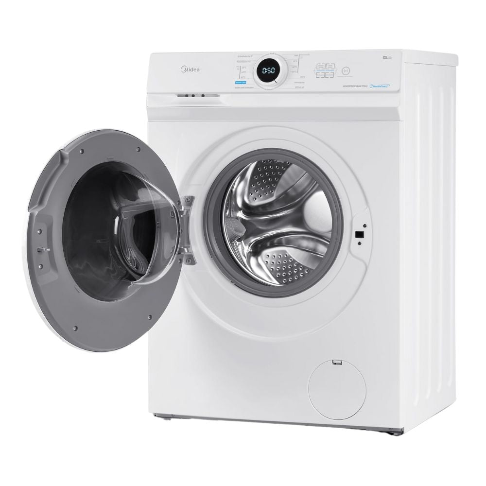 Midea (MF10EW70B) Waschmaschine (7kg): Inverter Quattro Motor & Dampffunktion