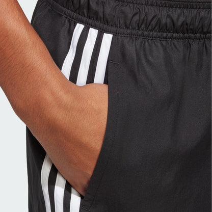 adidas 3-Stripes CLX Men's Drawstring Swim Shorts: Quick-drying