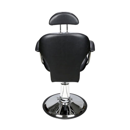 Barberpub hairdressing chair | Hydraulic, tilts up to 135° with gas spring lock, 360° rotatable