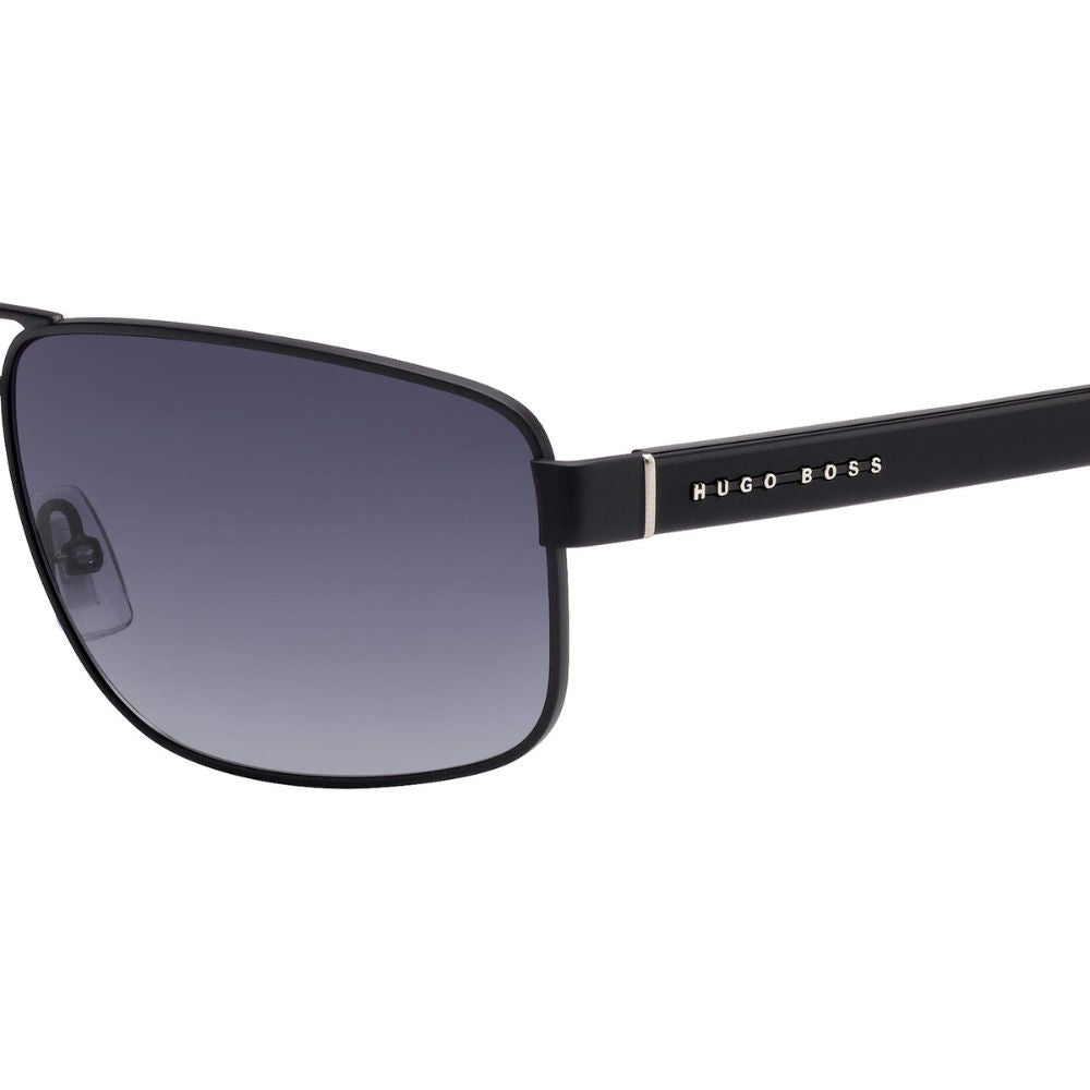 Hugo Boss '1035/S' Sonnenbrille für Herren: Mattschwarz, Graue Verlaufsgläser