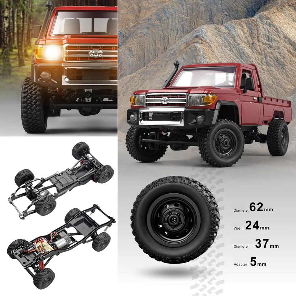 Toyota LC79 MN82 (1:12) RC Pickup Truck | 4WD Offroad Kletterauto, Ferngesteuert