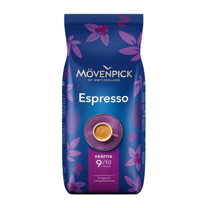 MÖVENPICK Kaffee ARABICA mit Robusta - Barista Espresso (4x1000g): Ganze Bohnen