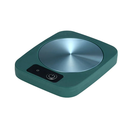 USB-Kaffeetassenheizer | elektrischer Getränkewärmer Geschenk-Set (Grün-Heizpad)