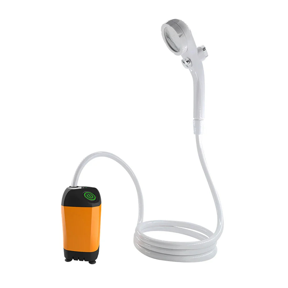 Elektrische Campingdusche-Set mit Digitalanzeige | Ideal für Camping und Reisen 1