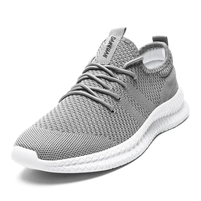 DAMYUAN Sommer Sneaker für Herren | Trendy, Bequem und Stilvoll: in Größen 36-46 (Hellgrau)