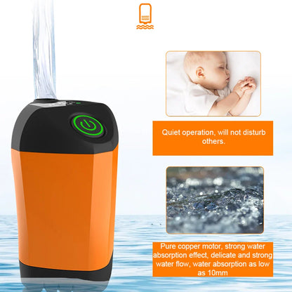 Elektrische Campingdusche-Set mit Digitalanzeige | Ideal für Camping und Reisen 5