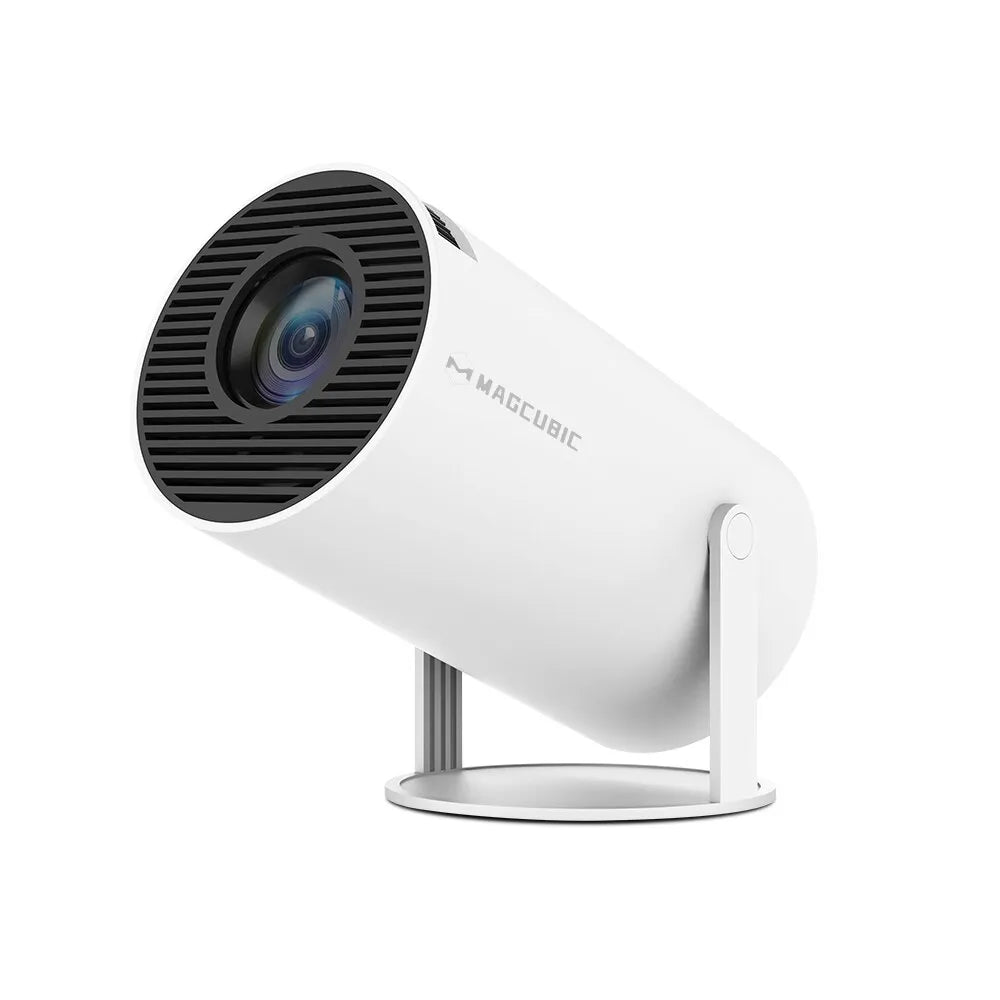 Magcubic Smart 4K Beamer mit WiFi6, BT 5.0 | Android-OS 11.0, 130 Zoll, 360-Grad-Flip (Weiß)