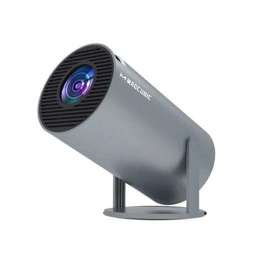Magcubic Smart 4K Beamer mit WiFi6, BT 5.0 | Android-OS 11.0, 130 Zoll, 360-Grad-Flip (Grau)
