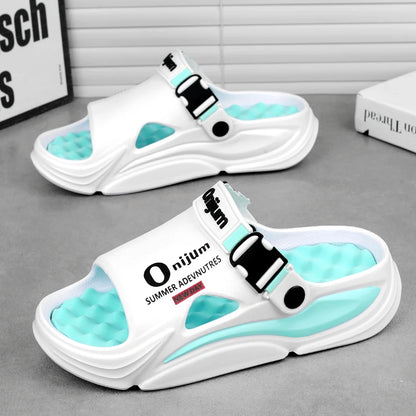 Sommer Massage Hausschuhe für Herren & Damen | Weiche Designer Pantoletten