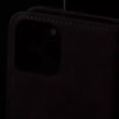 Magnetisches Ledercover für iPhone 15/14/13/12/11 Pro-Max | mit Kartenhalter