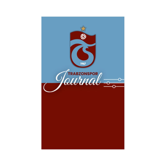 Trabzonspor 1967 Journal:100 Pages - Lined - 6x9 Inch Notebook for Notes